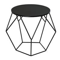 METALL-COUCHTISCH, Schwarz - Schwarz, Metall (51/51/44cm) - HOMCOM
