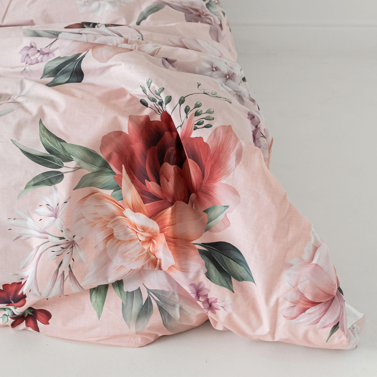 BETTBEZUG summer floral 155x220 cm (komfortgrösse) mehrfarbig - Multicolor, Textil (155/220cm) - Happy Friday
