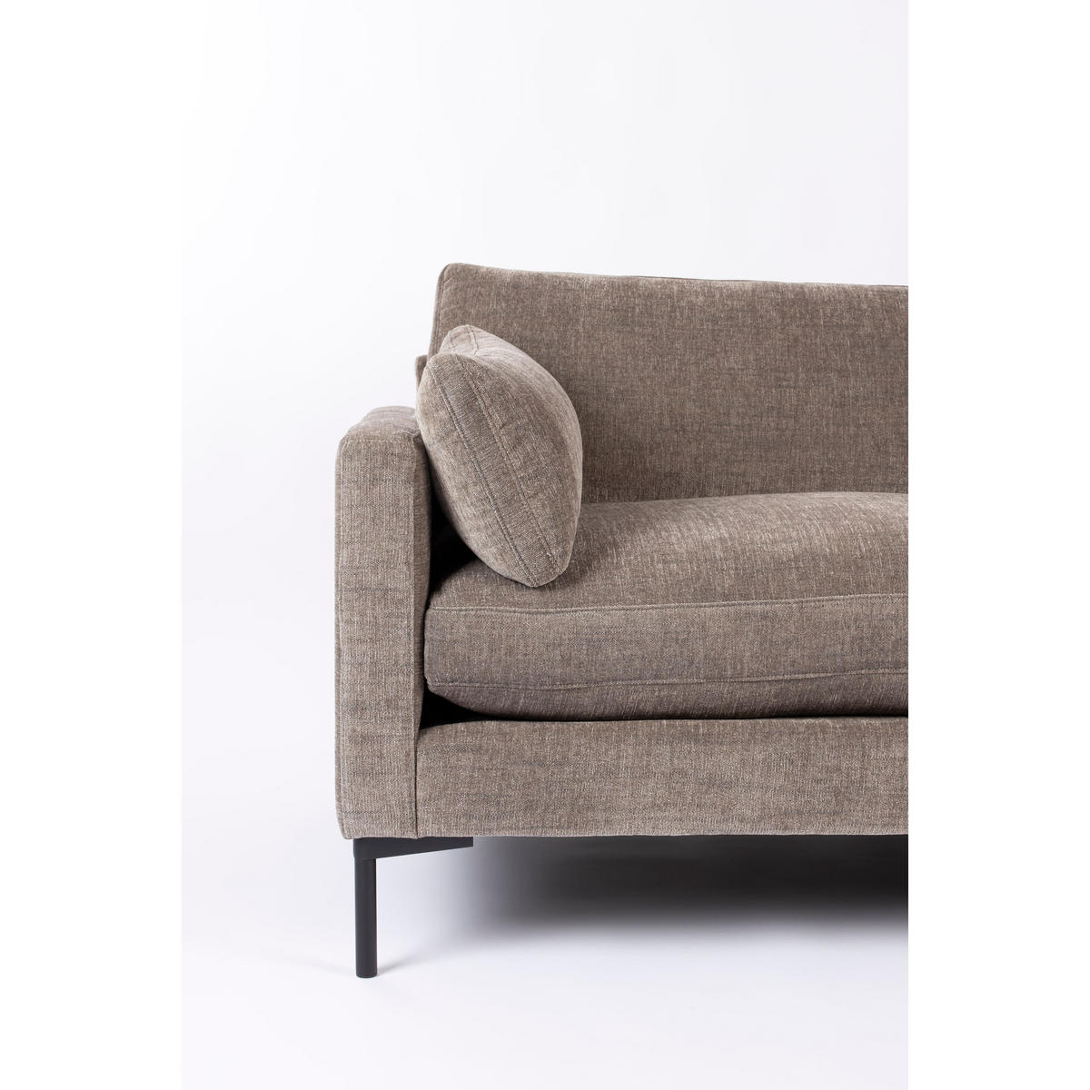 SOFA 3-SITZER Summer Kaffee/ Taupe - Hellbraun, Textil (230/82/101cm) - Zuiver