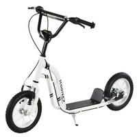 KINDERROLLER ab 5 Jahre Scooter Kinderscooter Tretroller Cityroller Weiß - Weiß, Metall (120/58/95cm) - HOMCOM