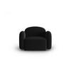 SESSEL Blair aus Samt schwarz - Schwarz, Textil (87/80/119cm) - Micadoni