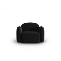 SESSEL Blair aus Samt schwarz - Schwarz, Textil (87/80/119cm) - Micadoni