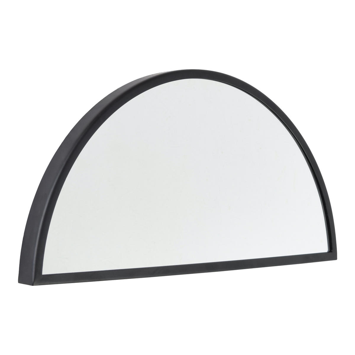 WANDSPIEGEL Moon Schwarz - Schwarz, Metall (31/60/4cm) - LOFT42
