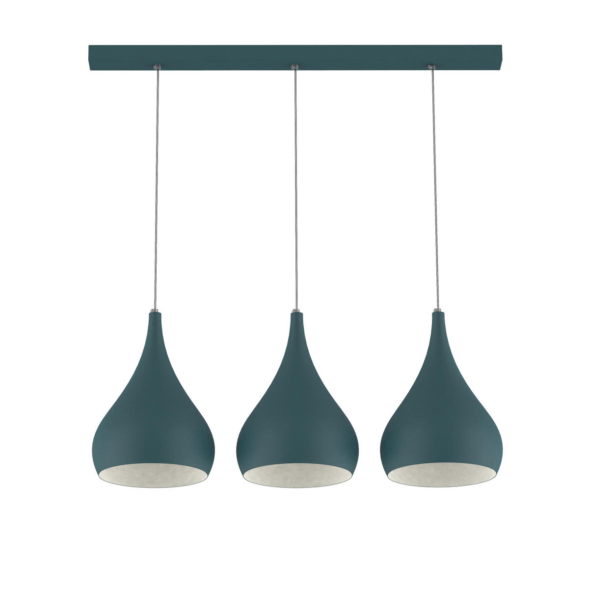 HÄNGELEUCHTE - Blau, Metall (55/25/55cm) - Lumicom