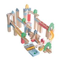 KUGELBAHN 80-teilig - Multicolor, Holz (60/40cm) - Roba