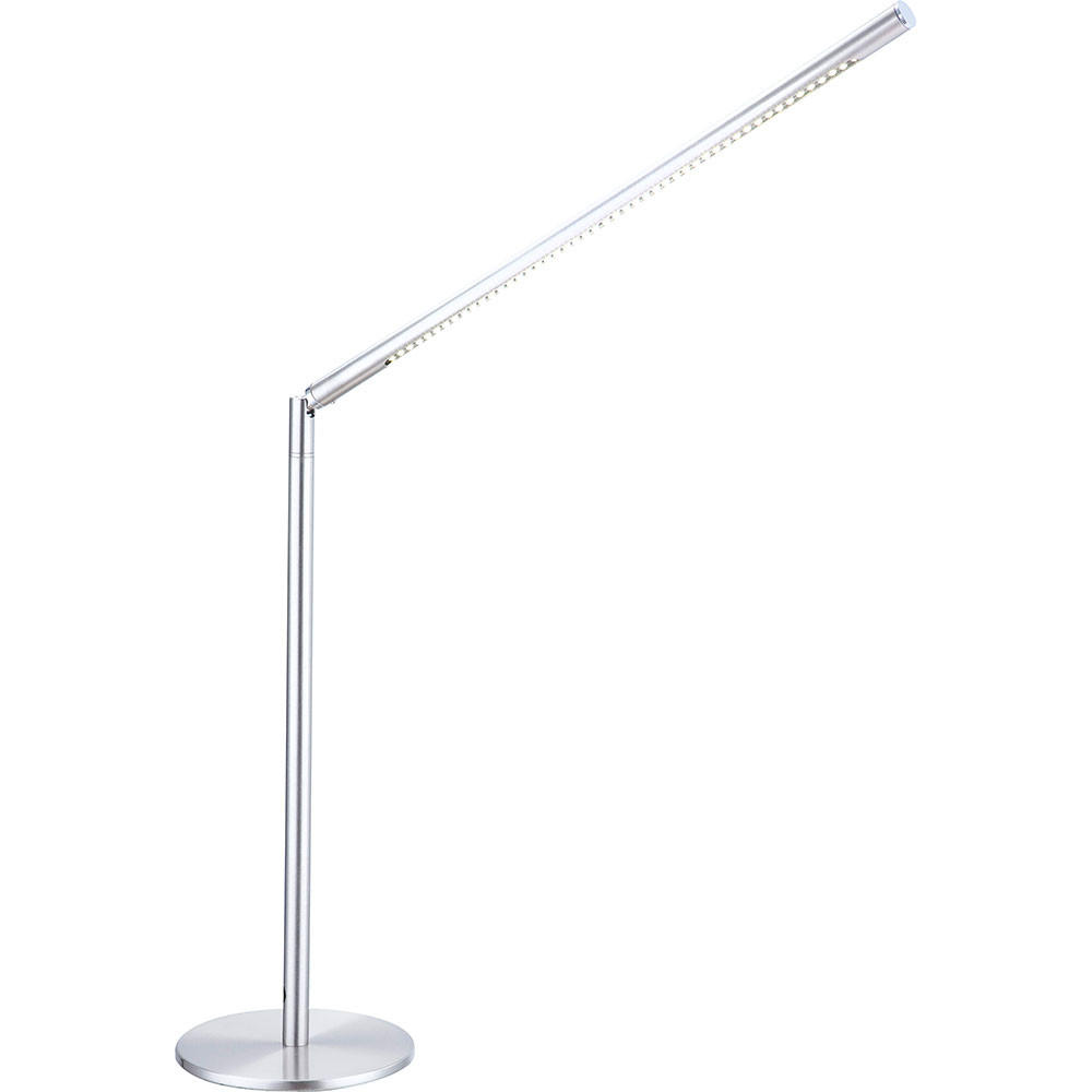 LED TISCHLEUCHTE Metall Silber - Silberfarben, Metall (50/14/80cm) - Globo Lighting