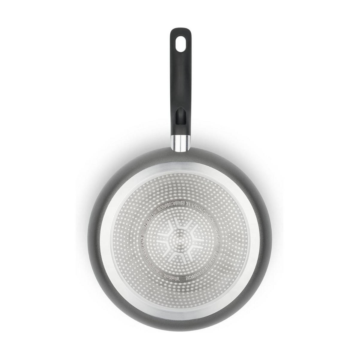 BRATPFANNE C69502 Hard Titanium 20 cm Antihaft Induktion Schwarz für alle Herdarten - Schwarz, Kunststoff/Metall (20cm) - Tefal