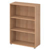 REGAL - 3 Ordnerhöhen 33/80/114,4 cm in Nussbaumfarben - Nussbaumfarben, Holzwerkstoff (80/114.4/33cm) - bümö
