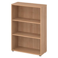 REGAL - 3 Ordnerhöhen 33/80/114,4 cm in Nussbaumfarben - Nussbaumfarben, Holzwerkstoff (80/114.4/33cm) - bümö