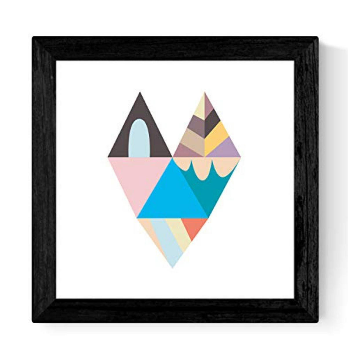 POSTER Set mit 4 modernen skandinavischen Tiere 20x20cm Rahmenlos - Klar, Papier (20/3cm) - Nacnic