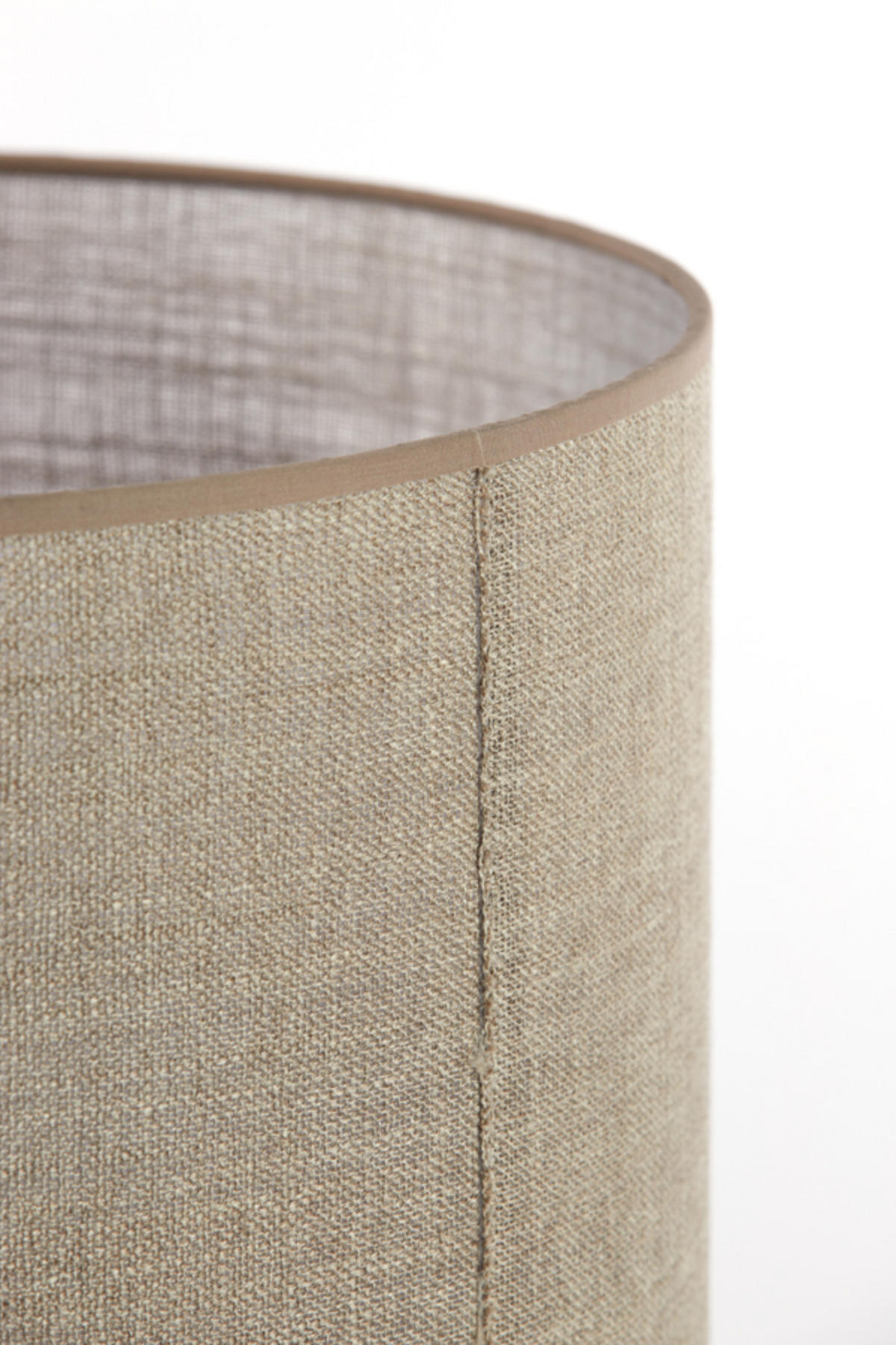 LAMPENSCHIRM Caden Braun Ø40/30 cm - Braun, Textil (40/40/30cm) - Light & Living