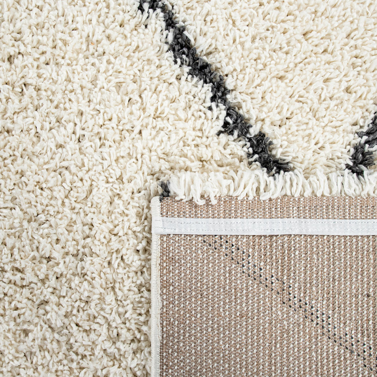 HOCHFLORTEPPICH 120/170 cm Kalmar 442 - Creme, Textil (120/170cm) - Paco Home