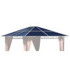 ERSATZDACH Hardtop Pavillon 3x3,6m - Transparent/Braun, Kunststoff (300/1/360cm) - QUICK STAR