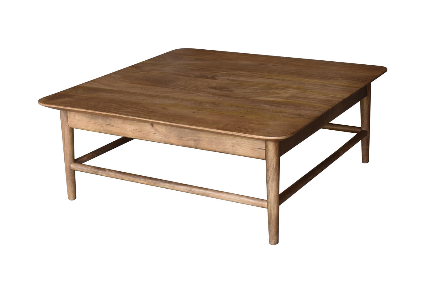 COUCHTISCH aus Mangoholz 100x100x38cm, natur - Braun, Holz (100/100/38cm) - Giga Meubel