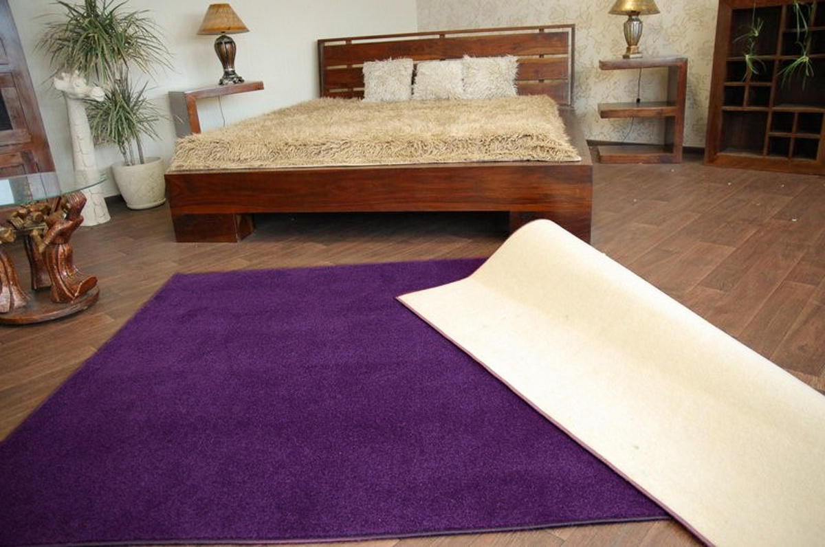 LÄUFERBODEN ETON 100/150 cm - Lila, Textil (100/150cm) - rugsX