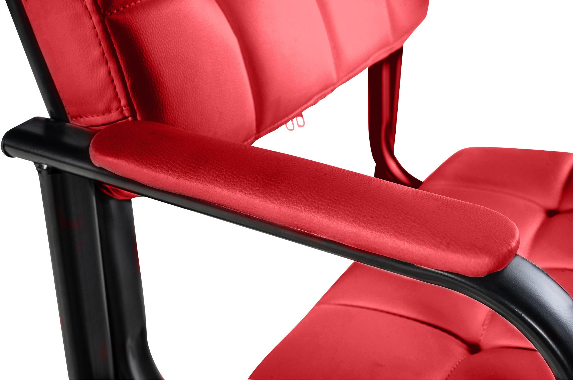 Thumbnail - Deluke Besucherstuhl, Rot, Leder, 59x84x58 cm, Arbeitszimmer, Besucherstühle