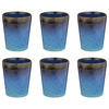 LATTE MACCHIATO GLAS (6er-Set) Artisan 320 ml - Blau, Keramik (0.32L) - Butlers
