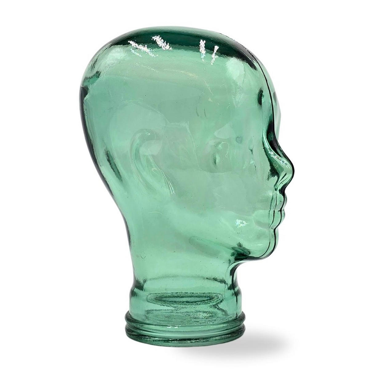 KOPFHÖRERSTÄNDER MICK Glas T03 grün - Grün, Glas (21/29/21cm) - DESIGN DELIGHTS