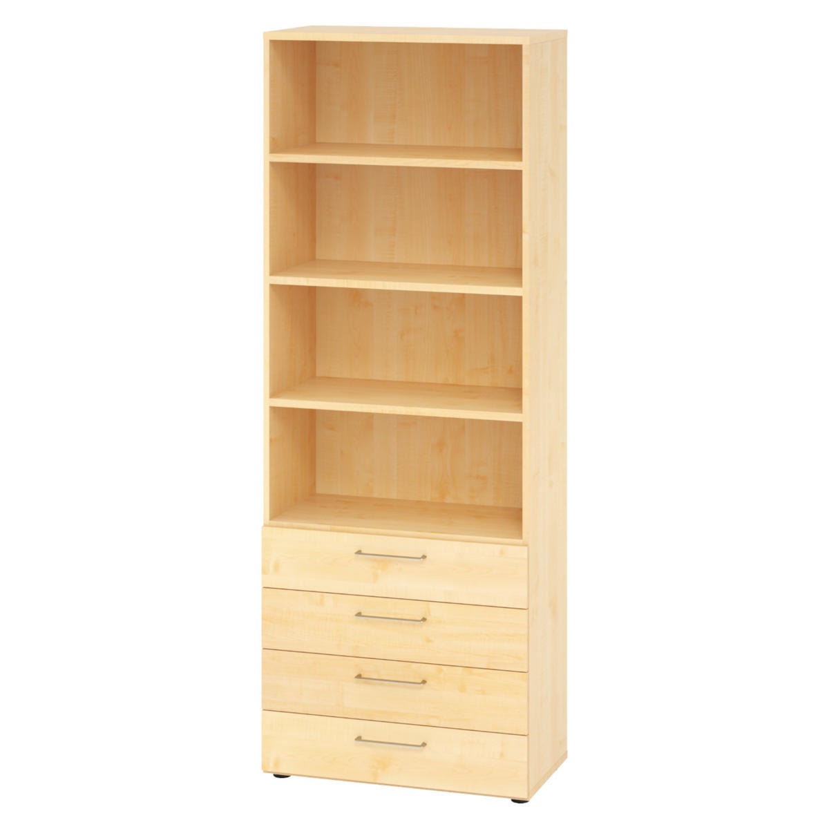 REGAL - 4 Schübe 42/80/215,6 cm in Ahornfarben - Ahornfarben, Holzwerkstoff (80/215.6/42cm) - bümö