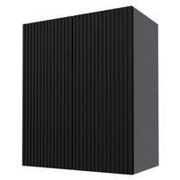 KÜCHENHÄNGESCHRANK Lamello W3/60 Schwarz Matt / Grau 60 / 32,5 / 72cm - Schwarz/Grau, Holz/Holzwerkstoff (60/72/32.5cm) - Feldmann-Wohnen