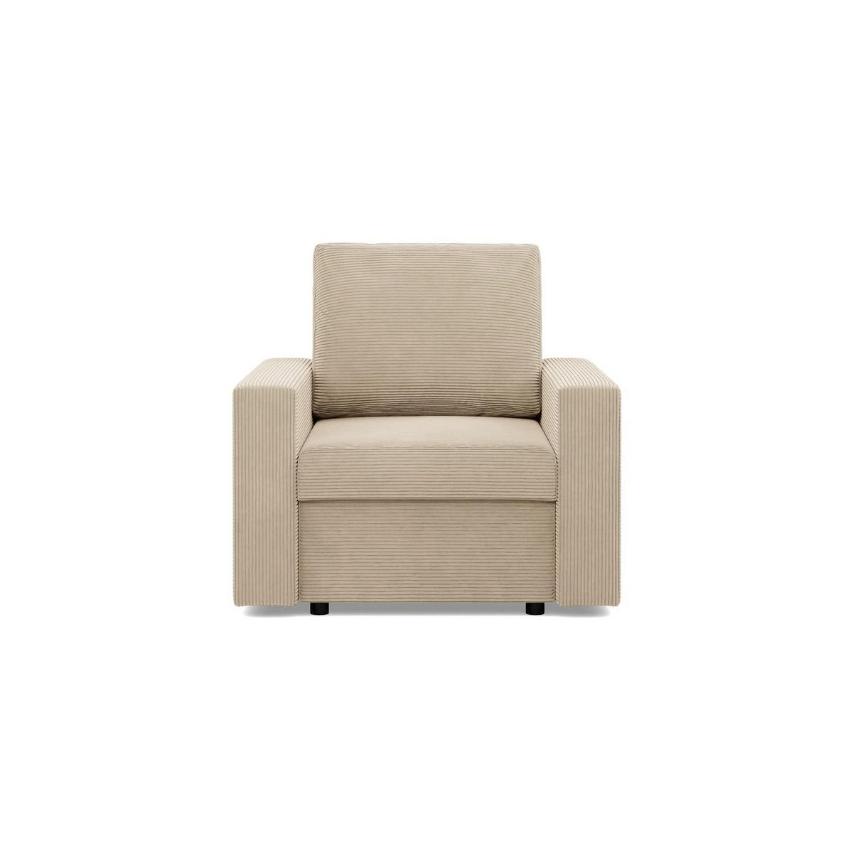 LOUNGESESSEL NEO, BONELL, Cord - Beige - Beige, Textil (83/92/92cm) - Mebligo