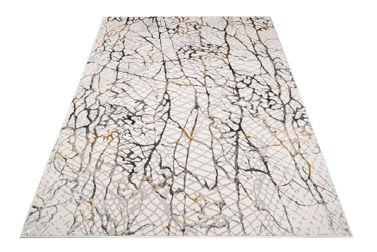 TEPPICH GOLDEN Creme 200/300 cm - Creme, Kunststoff (200/300cm) - Tapiso