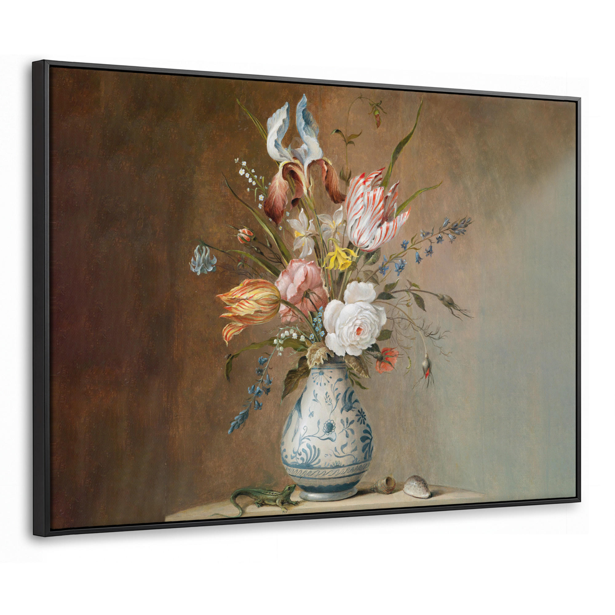 MuchoWow Leinwand Hellbraun 100x70 cm