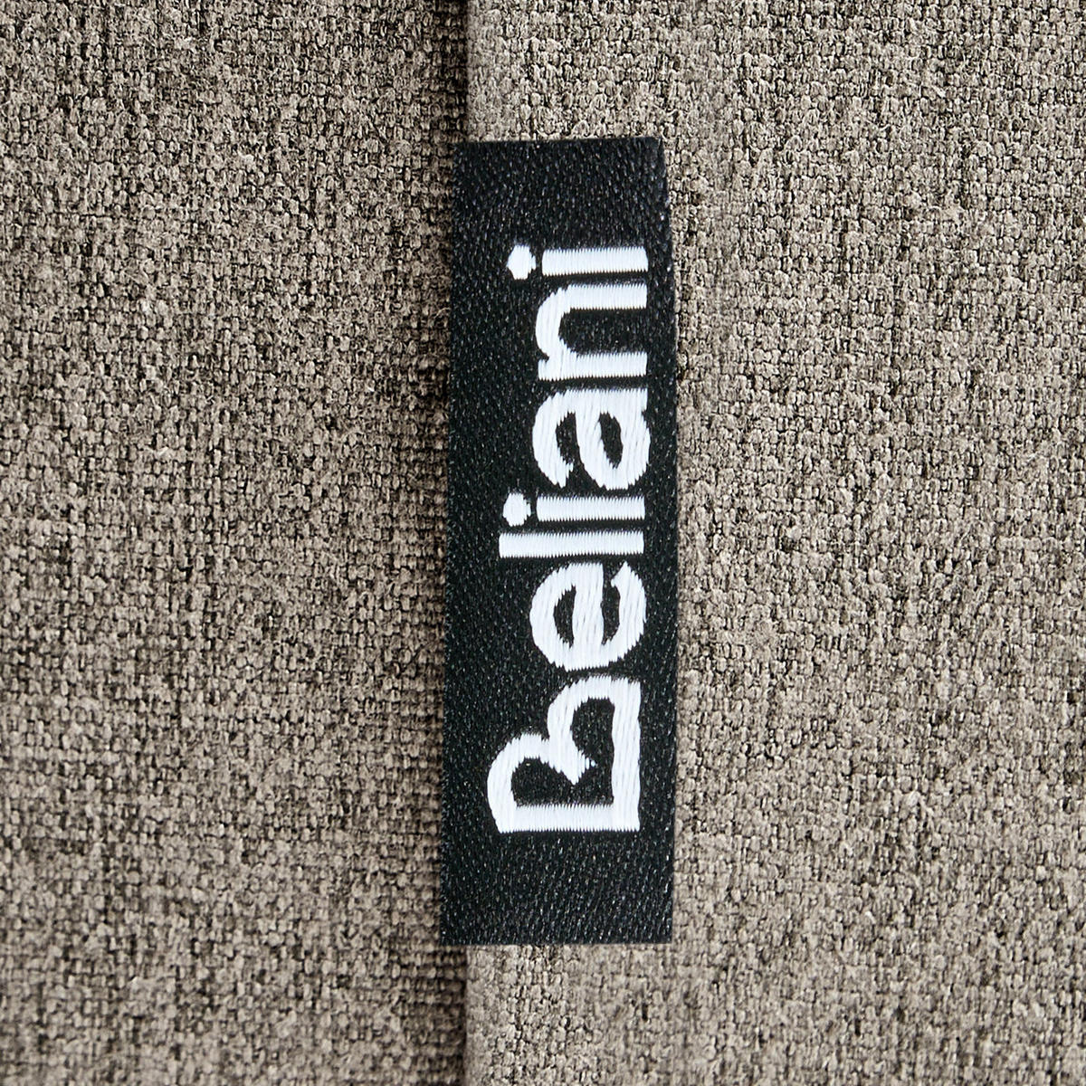 BARSTÜHLE 2er-Set Taupe Mina - Taupe/Schwarz, Textil (52/98/46cm) - Beliani