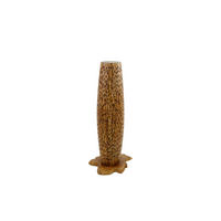 STEHLEUCHTE Balken Braun 40/40/ 104 cm - Braun, Holz (40/40/104cm) - Hoyz Collection
