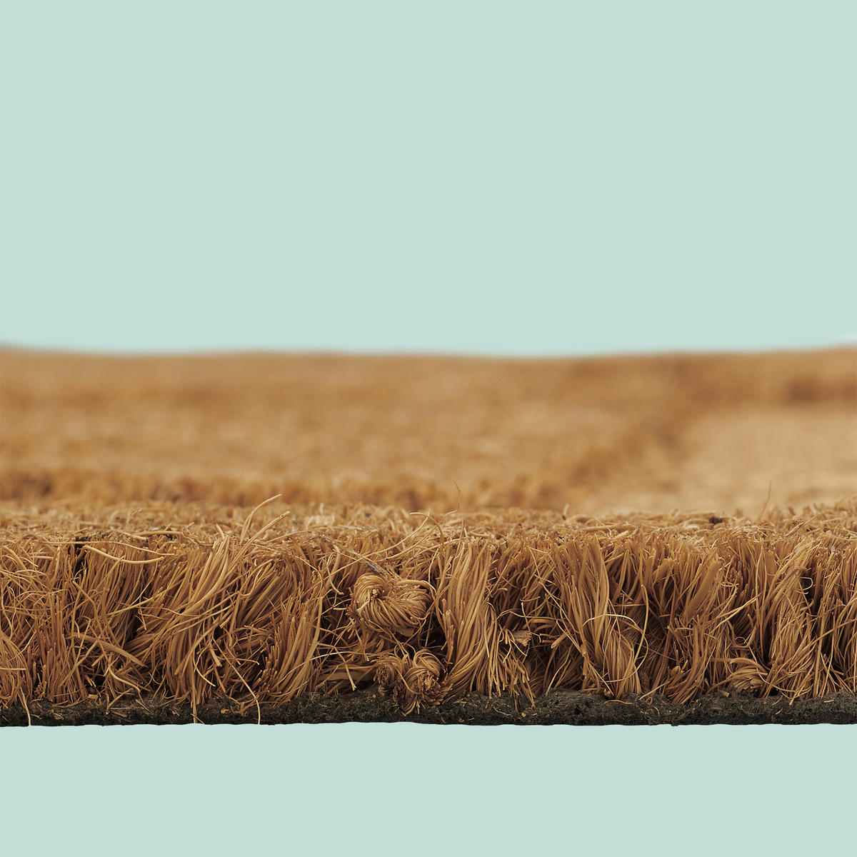 FUSSMATTE - Hellbraun, Kunststoff/Textil (80/50cm) - Relaxdays