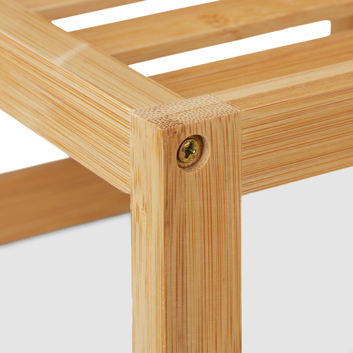 SCHRANKEINSATZ - Hellbraun, Holz (24.5/14/24.5cm) - Relaxdays