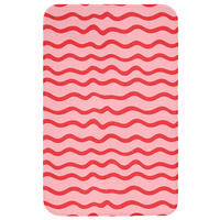 PREDLOŽKA PRED WC Hravé - vzor - červená 50x80 cm - ružová, textil/plast (50/1cm) - OnlyWow