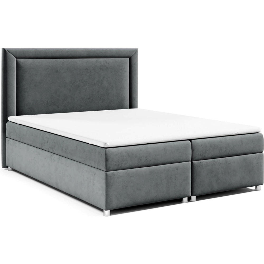 BOXBETT Trinity K-3 Bonellfederkern inkl. Topper - Graphitfarben, Holz/Holzwerkstoff (200/200cm) - Best For Home