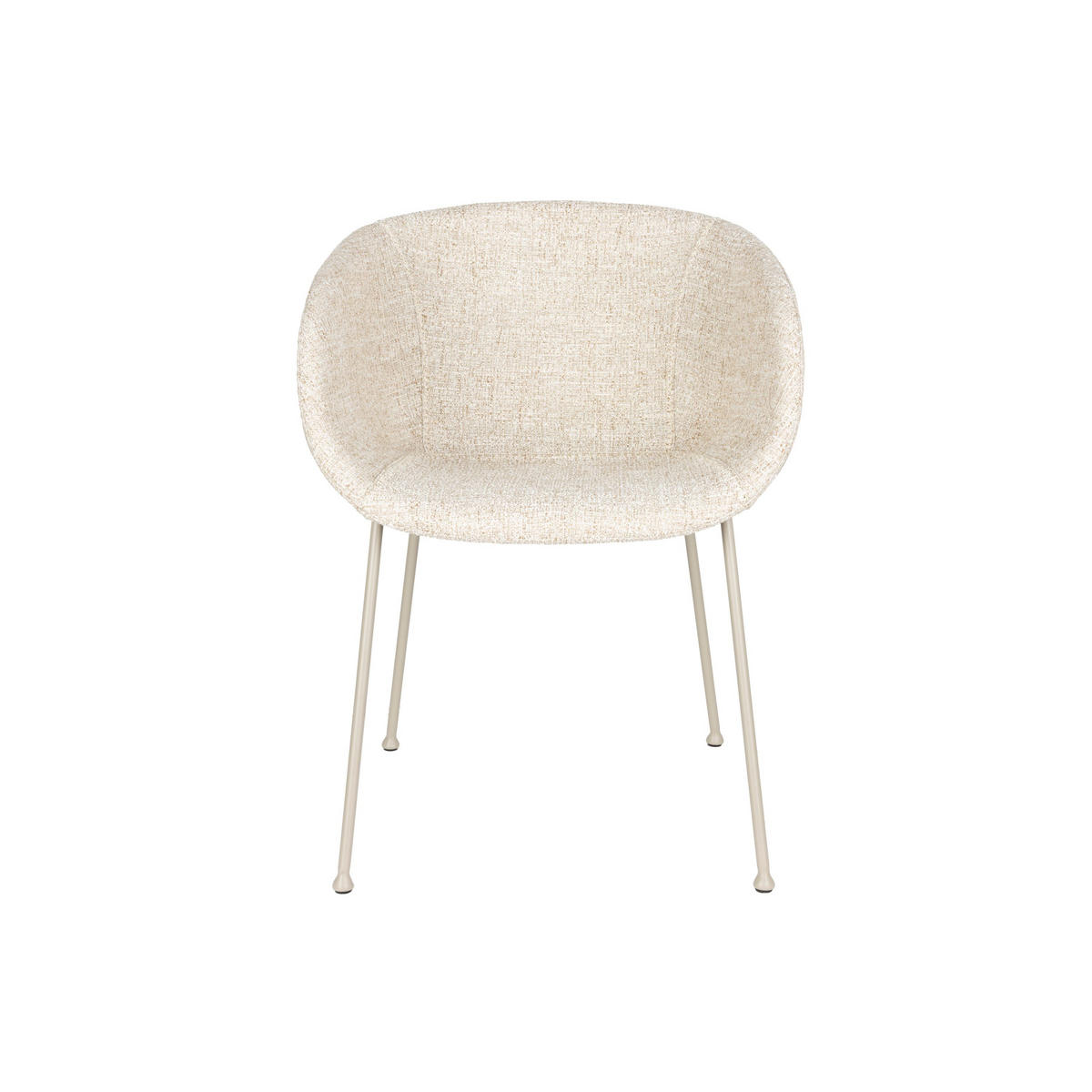 ESSZIMMERSTUHL Feston Beige - 2 er Set - Beige, Kunststoff (56.5/77/55cm) - Zuiver