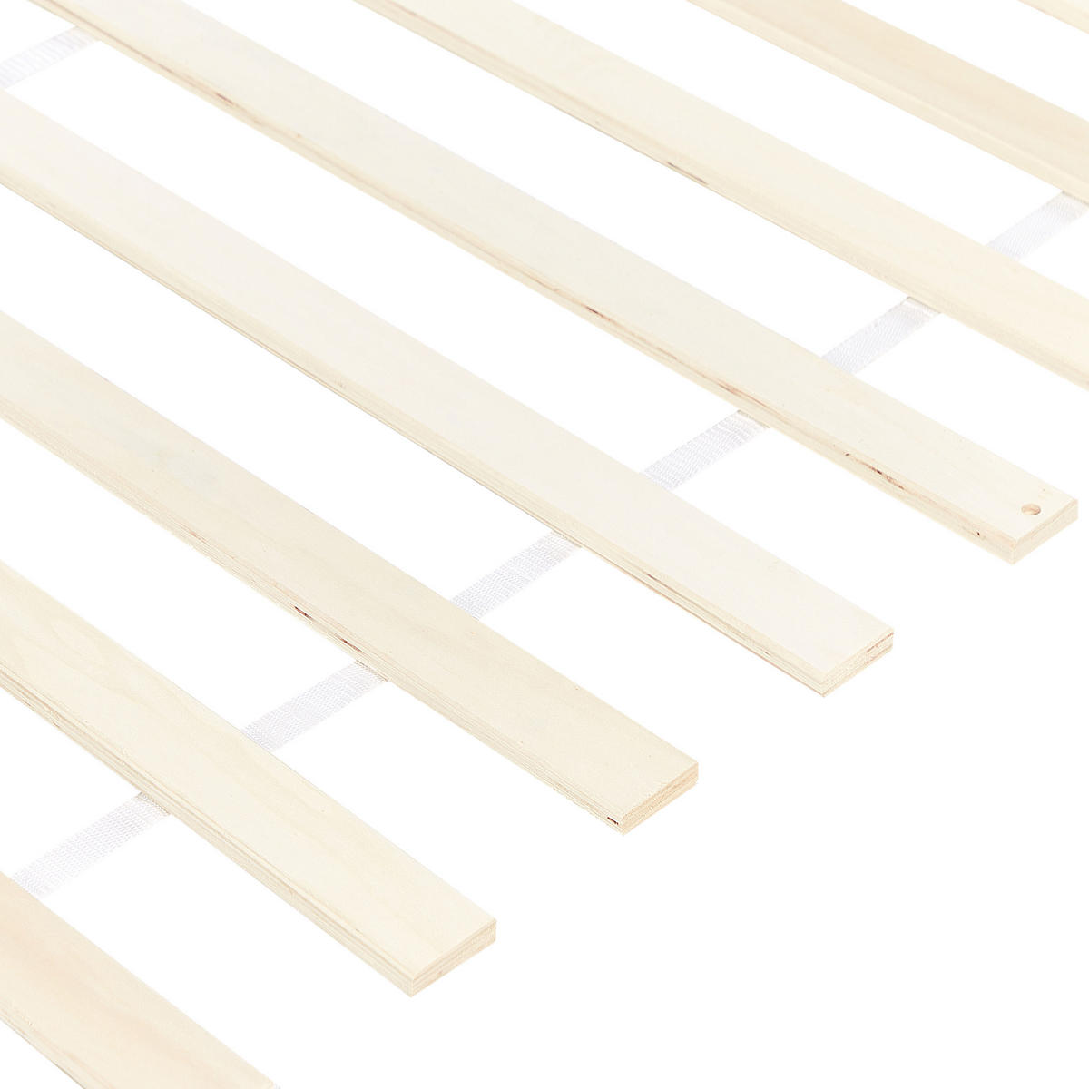BETT mit Lattenrost 140x200 cm Heller Holzfarbton Vannes - Hellbraun, Holz (140/200cm) - Beliani