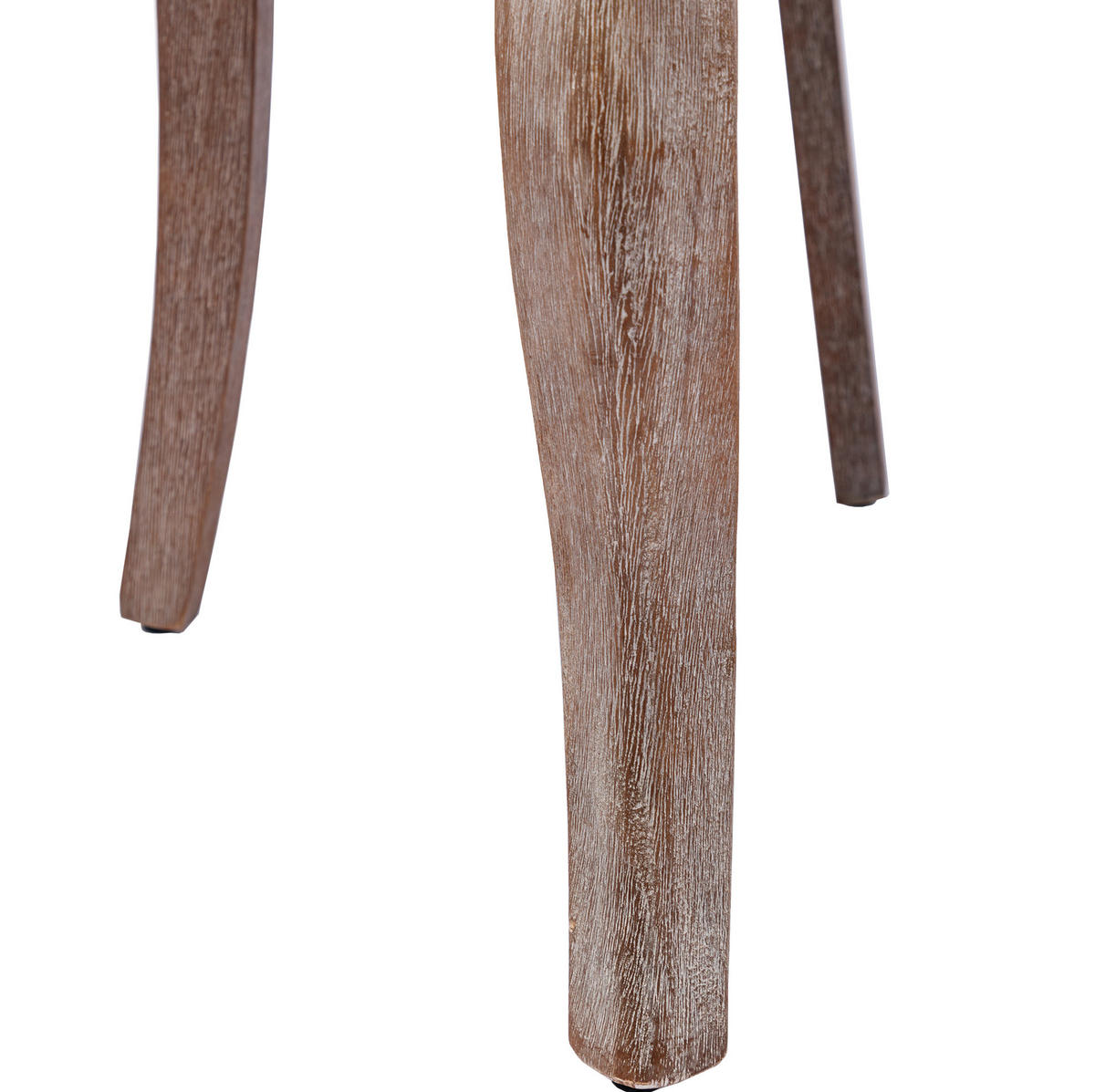 ESSZIMMERSTUHL gepolstert Samt Beige Massivholzgestell 4er-Set - Beige, Holz (61/91/55.1cm) - Meubliv