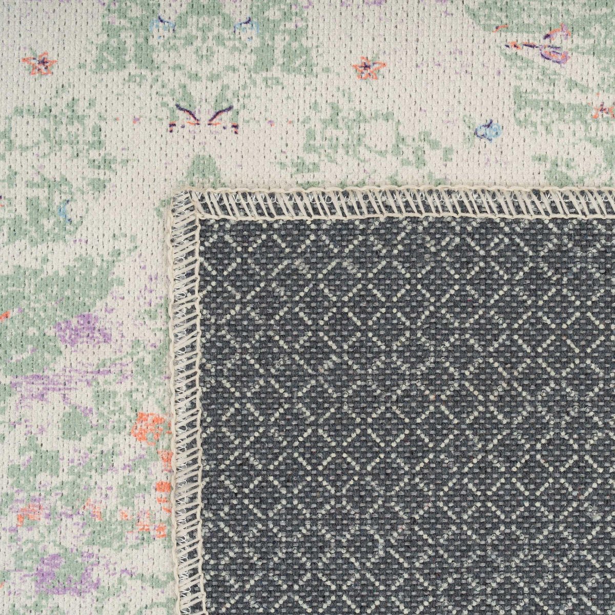 FLACHWEBETEPPICH Lottie Grün - Grün, Textil (160/230cm) - Kukoon Rugs