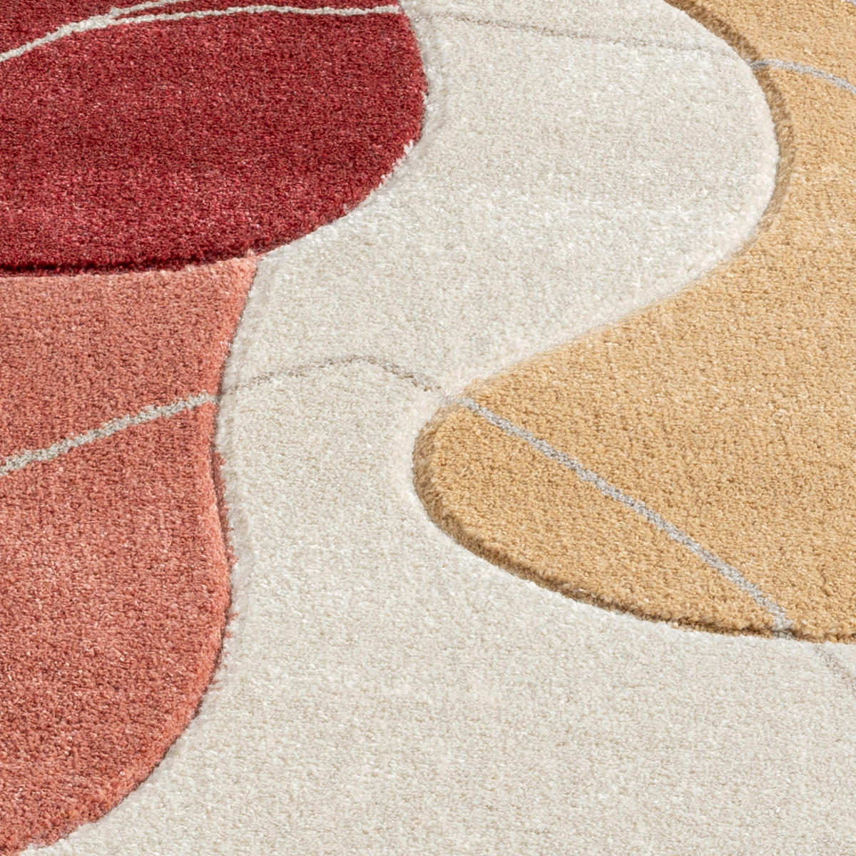 KURZFLOR-TEPPICH Bonito 7158 Multicolor 80x300 cm - Multicolor, Textil (80/300cm) - carpet city