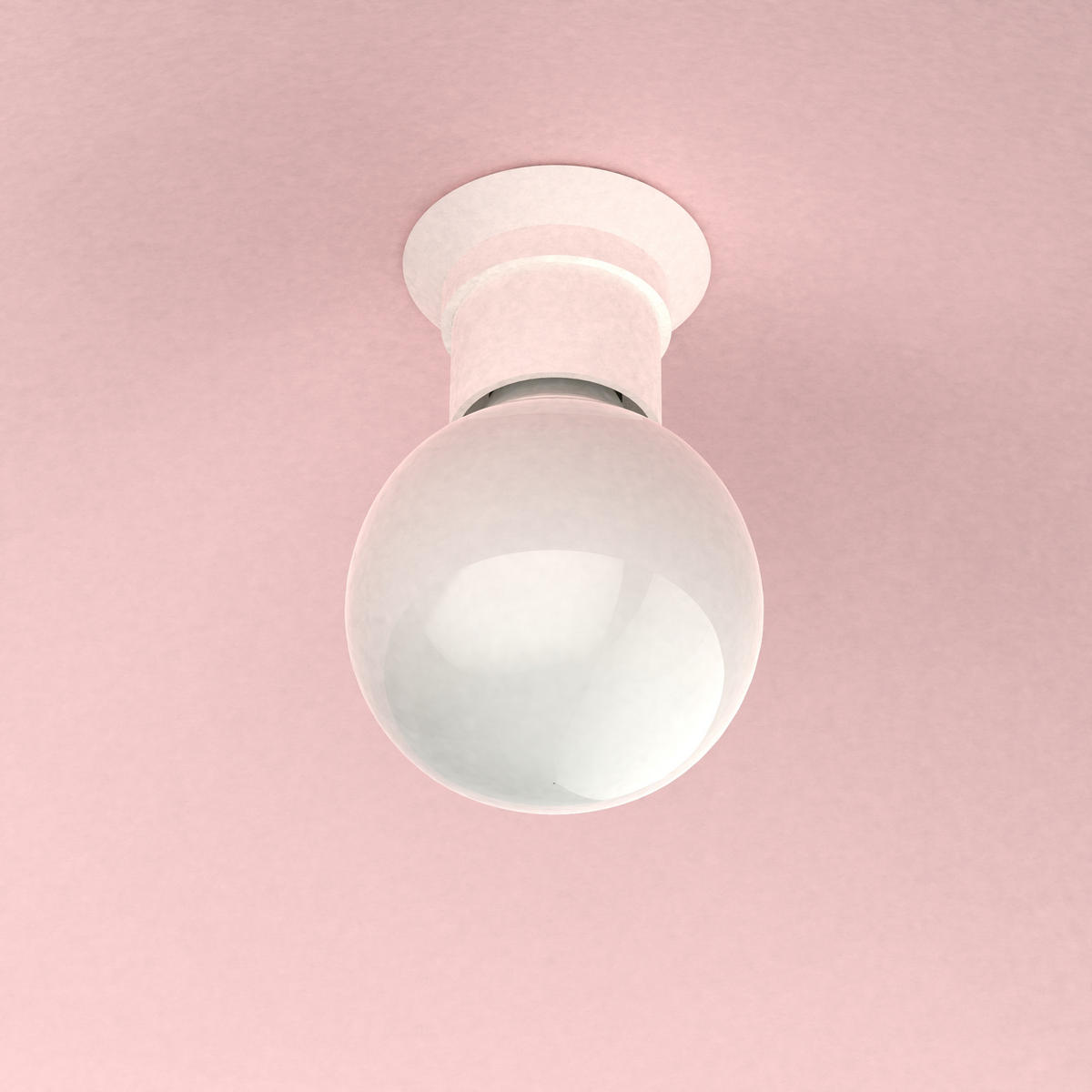 HÄNGELEUCHTE - Pink, Metall (40/40/10cm) - Lumicom