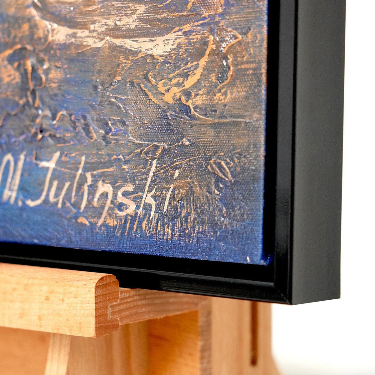 GEMÄLDE Marine II Schattenfugenrahmen Schwarz 120x60 cm - Schwarz, Holz (120/60cm) - YS-art gallery