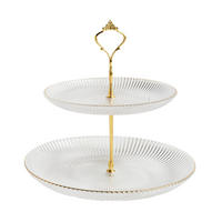 SERVIERPLATTE Riminis - Goldfarben, Glas (27/24/27cm) - home&you