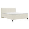 BOXBETT Eco - Creme/Schwarz, Holz/Holzwerkstoff (180/200cm) - MIRJAN24