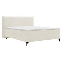 BOXBETT Eco - Creme/Schwarz, Holz/Holzwerkstoff (180/200cm) - MIRJAN24