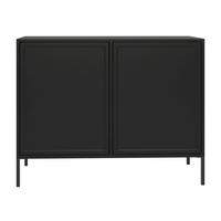 SIDEBOARD Velveto černý 100cm - černá, kov/kompozitní dřevo (100/86/40cm) - Selsey