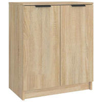 SCHUHSCHRANK Sonoma-Eiche 59/35/70 Cm Holzwerkstoff - Braun, Holzwerkstoff (35/70/59cm) - vidaXL