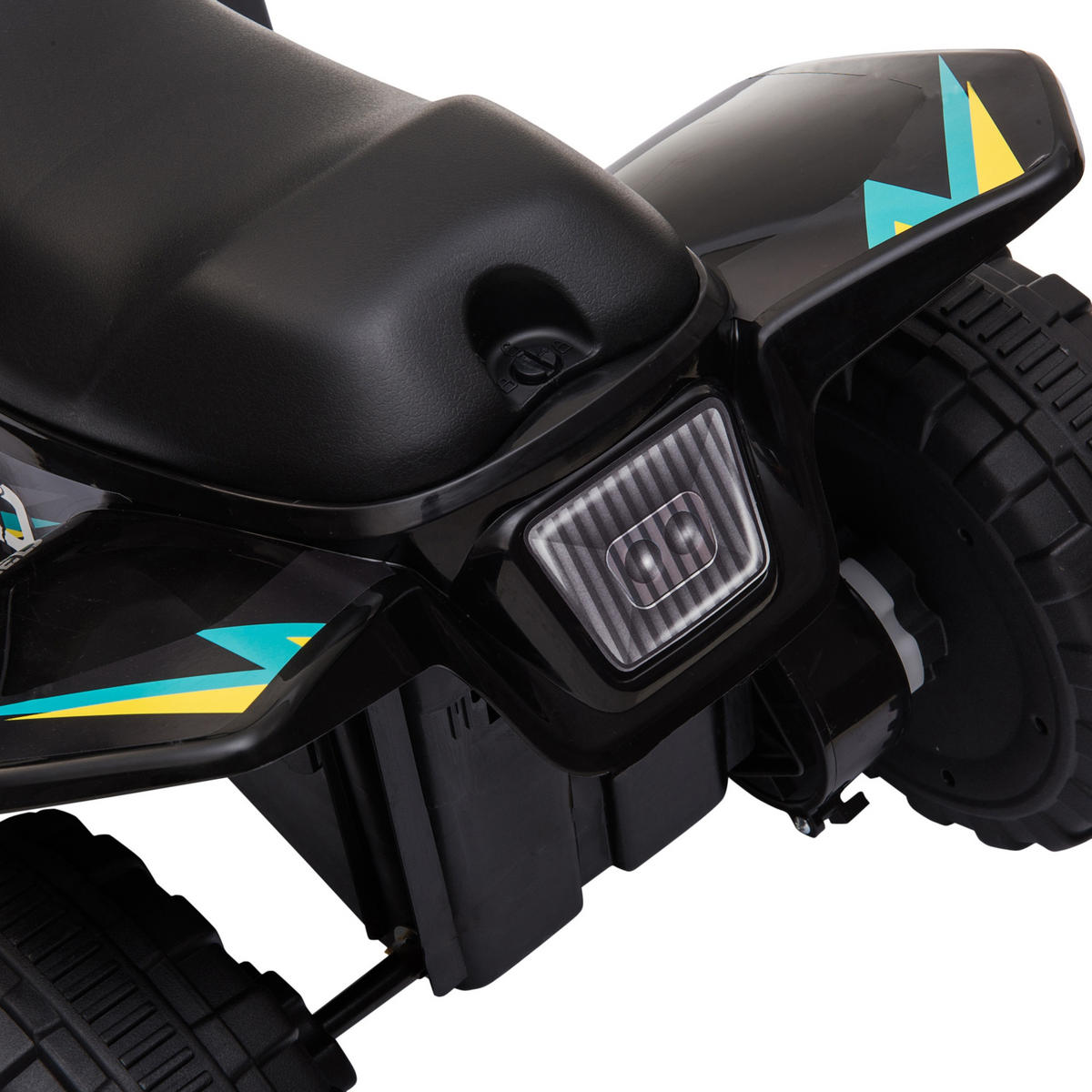 ELEKTRO-QUAD DE-13015 Vor-/Rückwärtsgang Schwarz - Schwarz, Kunststoff (72/40/45.5cm) - ComfortXL
