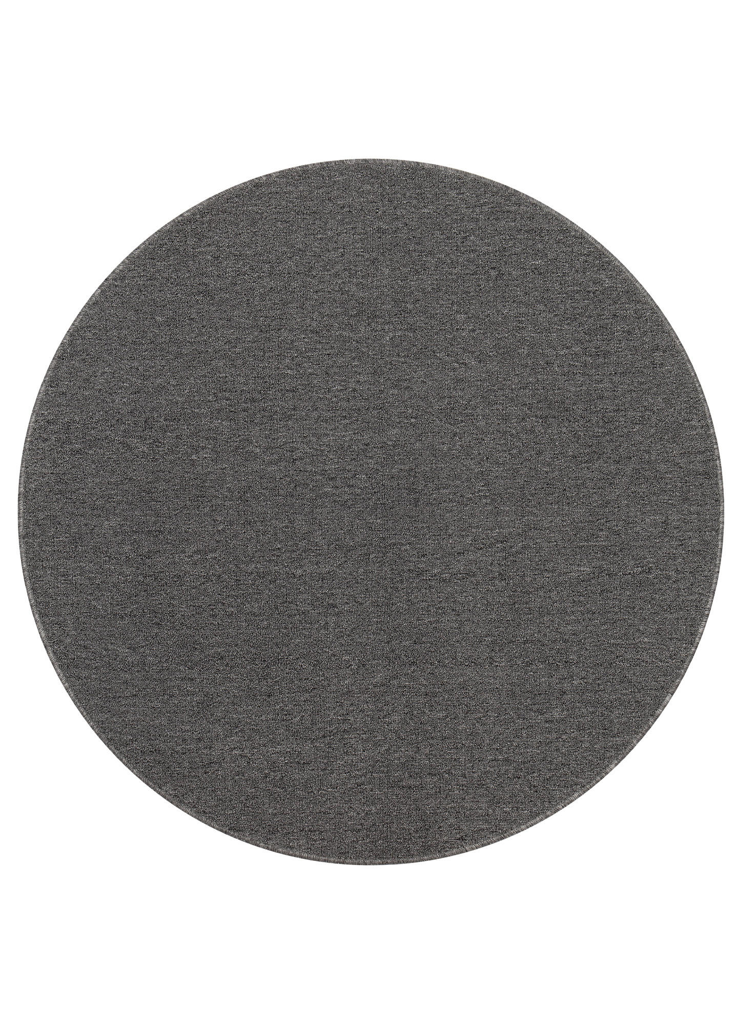 TEPPICH NIZZA Grau, rund 120/120 cm - Grau, Textil (120/120cm) - Tapiso