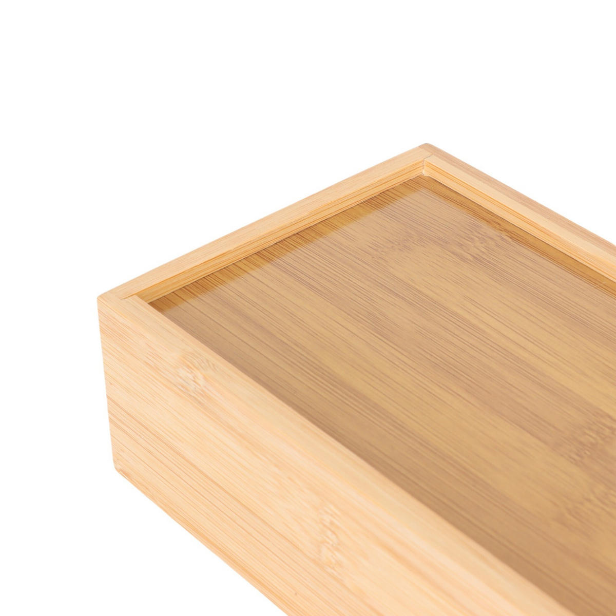 BESTECKORGANIZER - Hellbraun, Holz/Holzwerkstoff (40/6/12cm) - Relaxdays