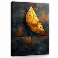 BILDER auf Leinwand Abstrakt Loft 100x70 - Multicolor, Holzwerkstoff (70/100cm) - Wallarena