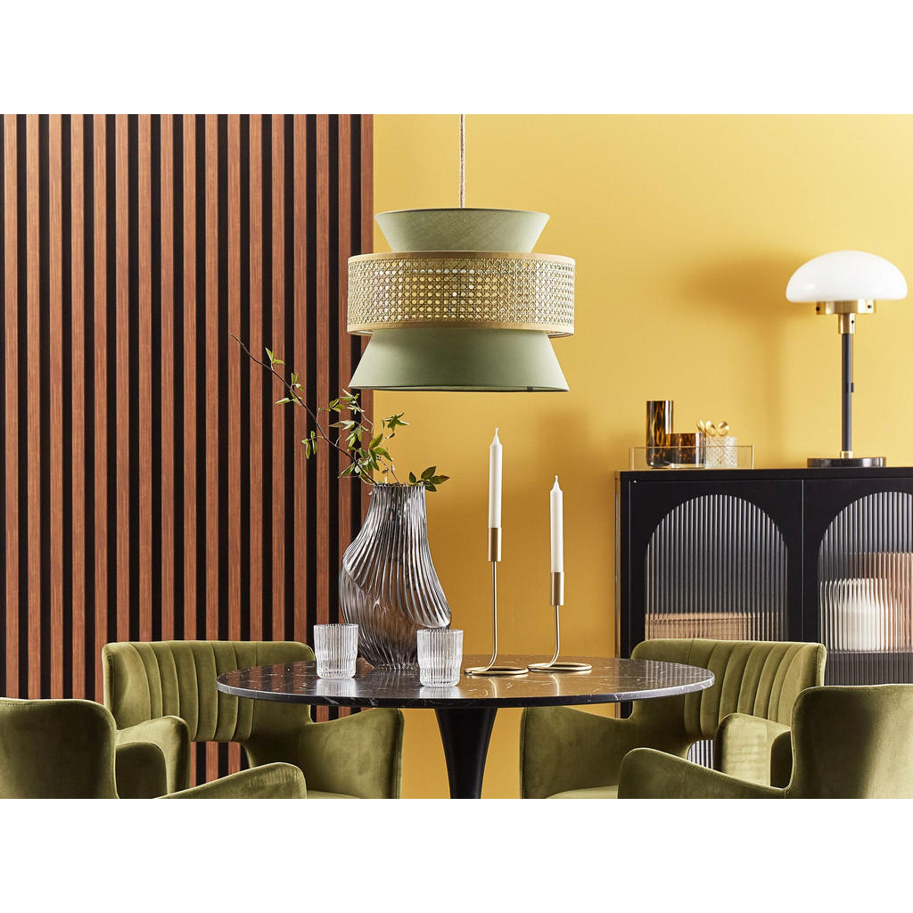 Thumbnail - Beliani Hängelampe, Grün, Textil, 40x167x40 cm, Lampen & Leuchten, Innenbeleuchtung, Hängelampen, Pendelleuchten